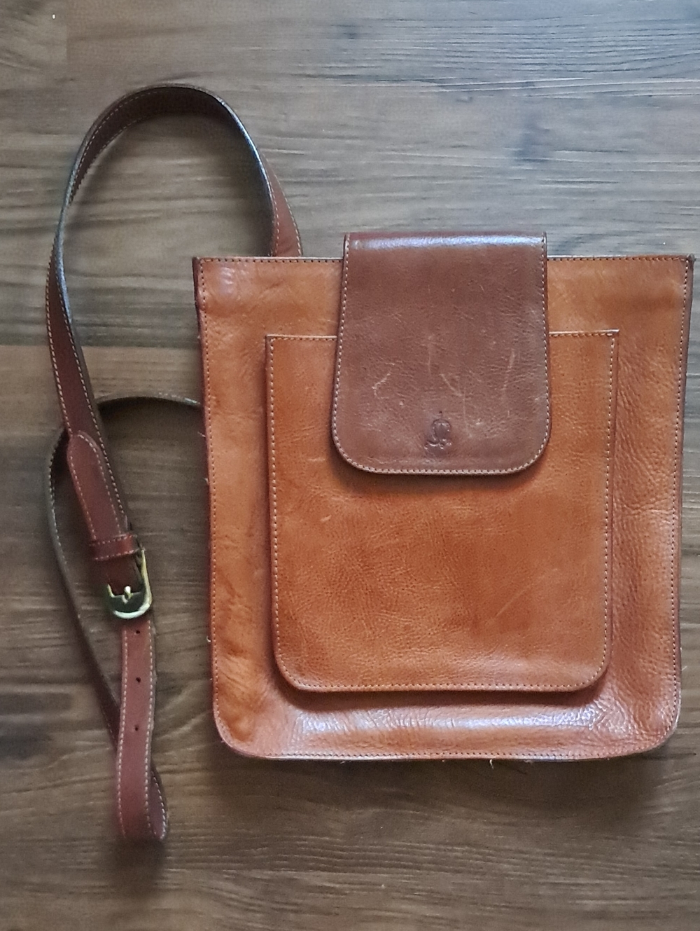El Caballo Leather Crossbody Bag